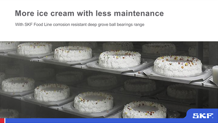SKF: More ice cream with less maintenance